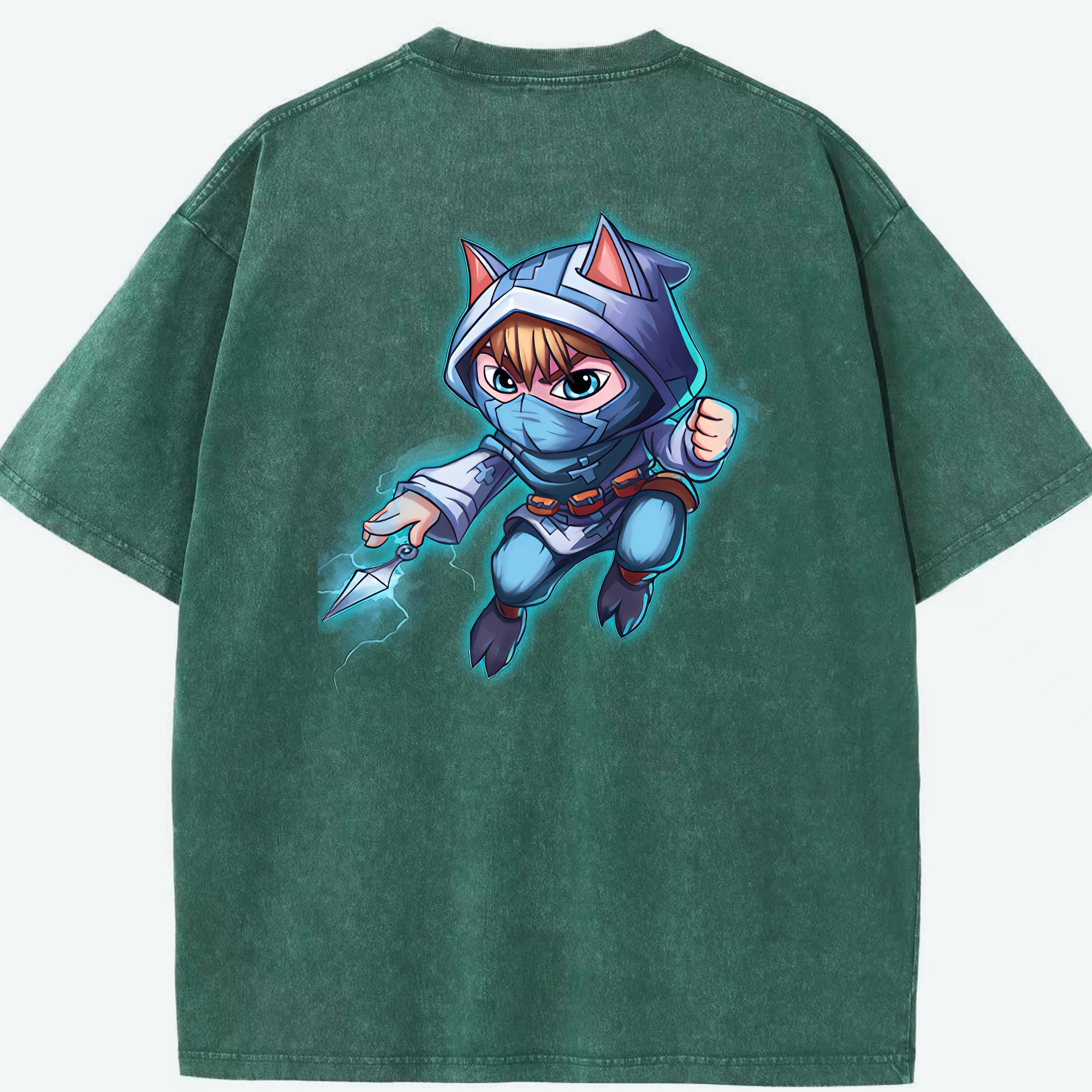 リーグ・オブ・レジェンド League of Legends LOL 綿100% ヴィンテージ風 半袖Tシャツ（背面プリント）